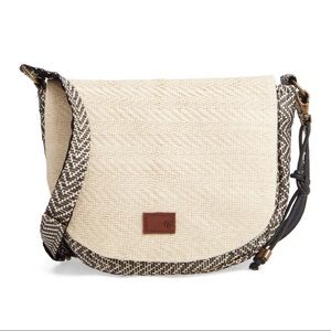 Brixton Parker Woven Straw Crossbody Bag